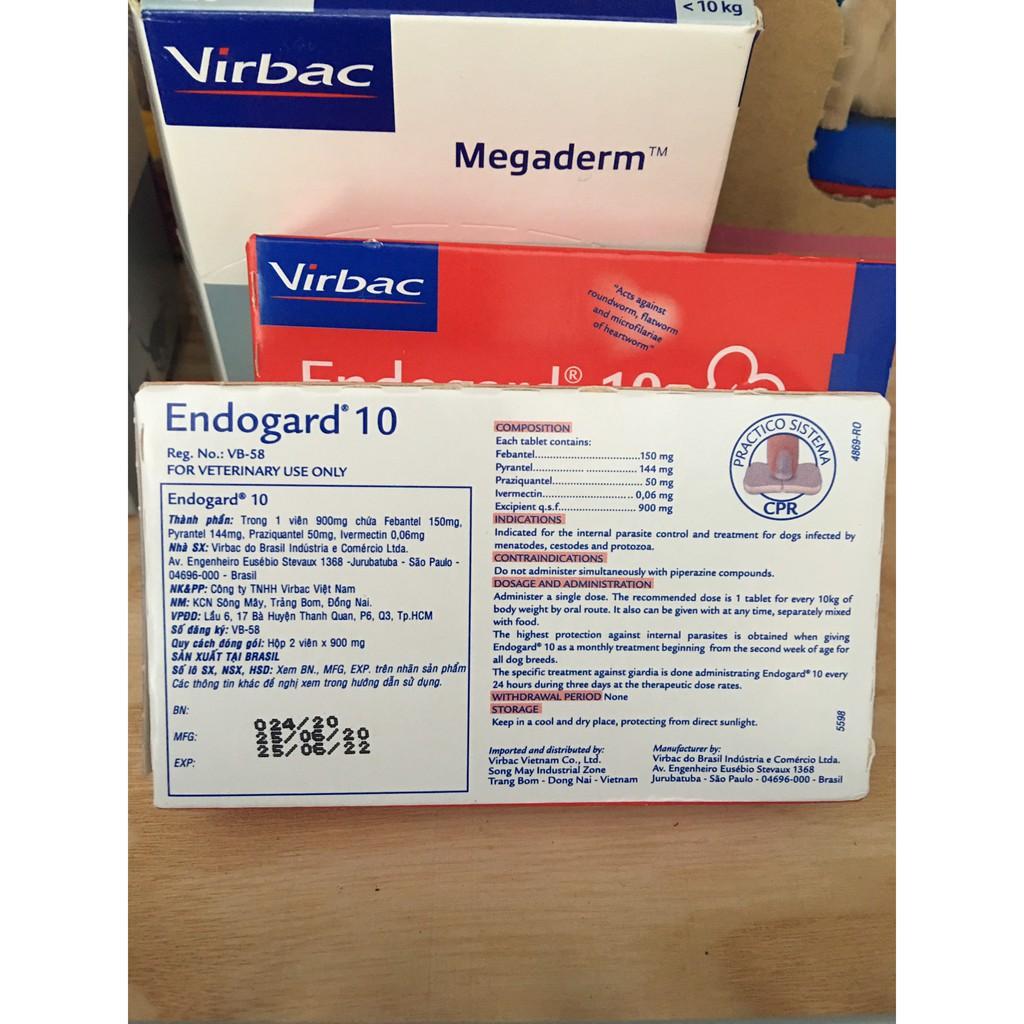 Viên nhai xổ giun Endogard 10 Virbac của Pháp