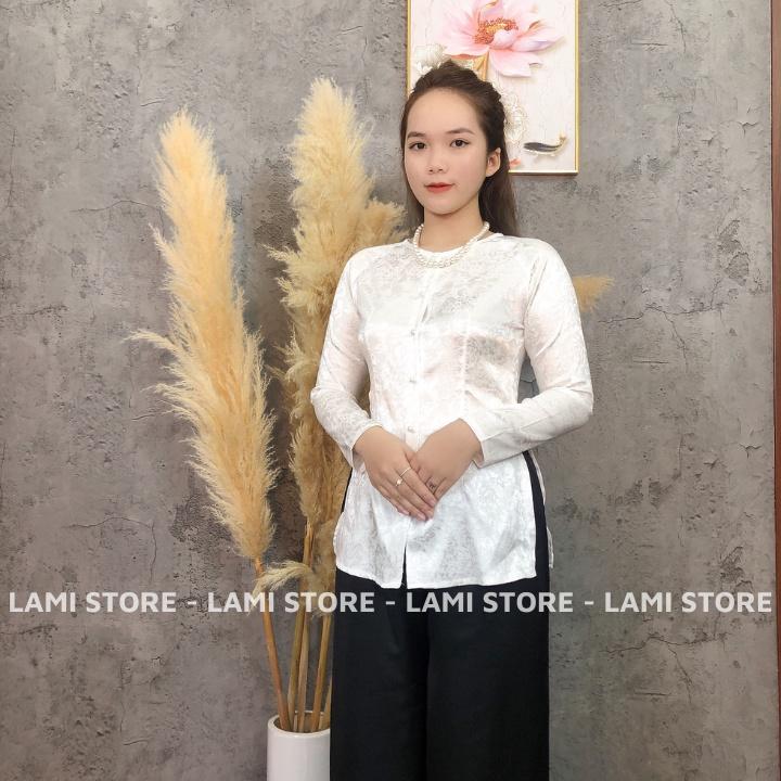 Đồ Lam Đi Chùa- Đồ Bà Ba Kèm Quần Đen BigSize Cực Kì Sang Trọng