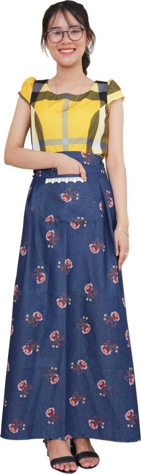 Váy chống nắng 1 lớp Jean BabyCute - Giao mẫu ngẫu nhiên