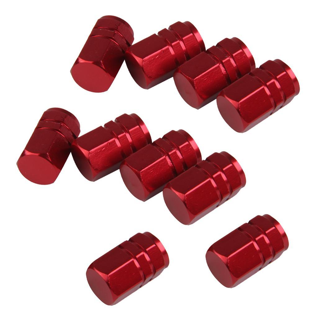 10pcs Car Motorcycle Tire Tyre  Valve   Truck Bike Valve Cover Red