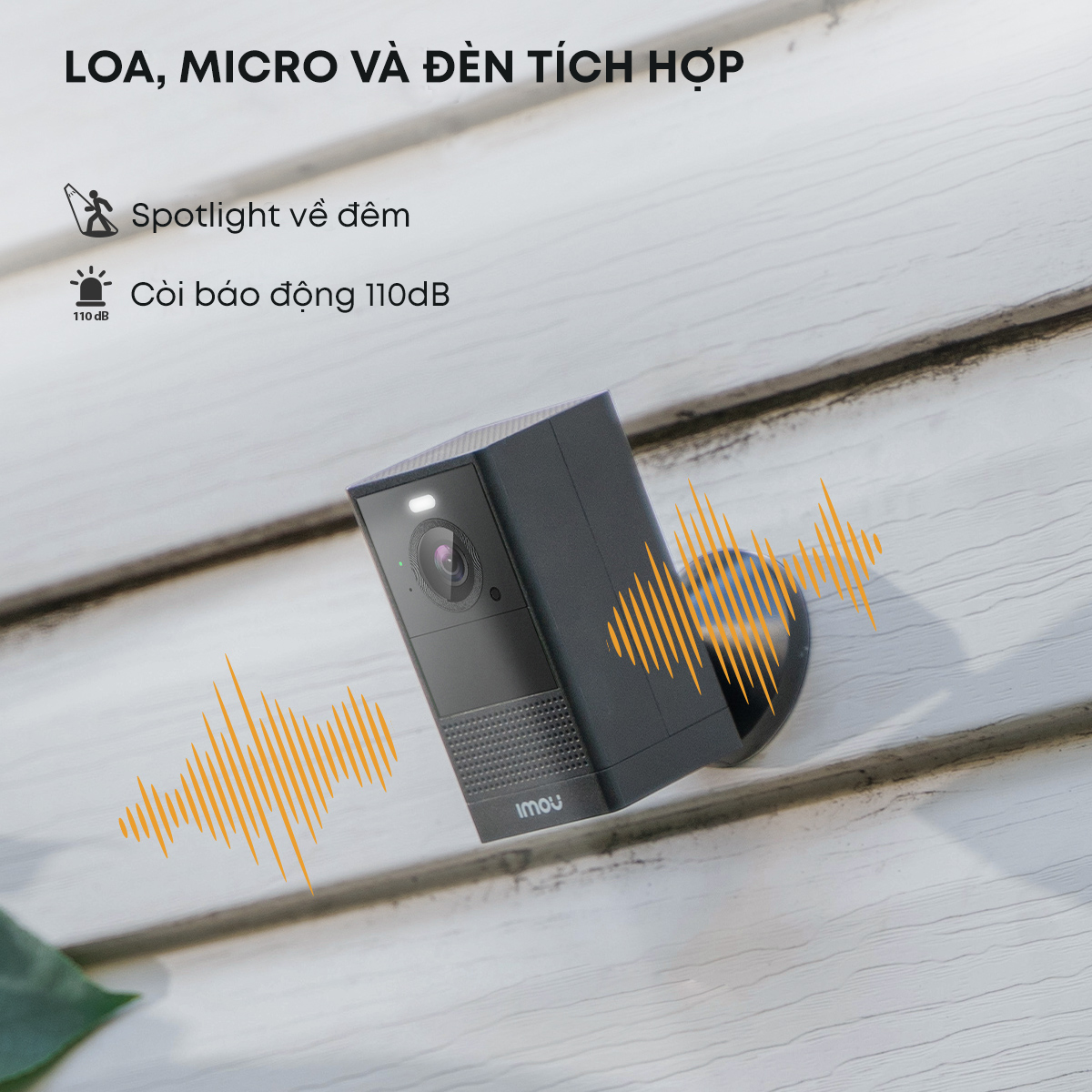 Camera Imou Wifi dùng Pin Cell 2 I IPC-B46LP I Đàm thoại 2 chiều I Thời lượng pin đến 180 ngày I 4MP QHD I Hàng chính hãng