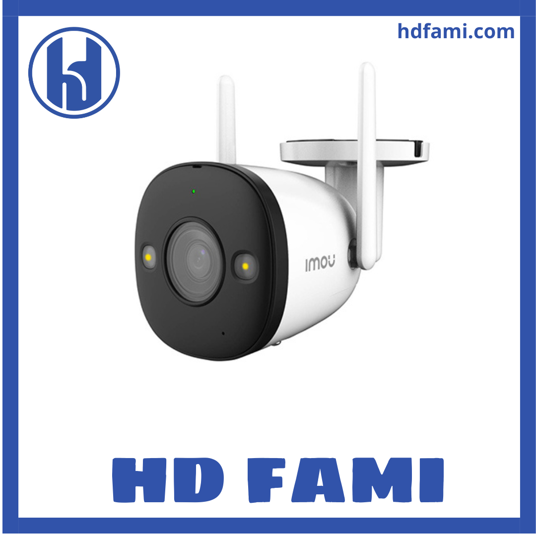 Camera IP Wifi Ngoài trời Full HD 1080P IMOU F22FP Bullet 2E, Có màu ban đêm - Hàng chính hãng