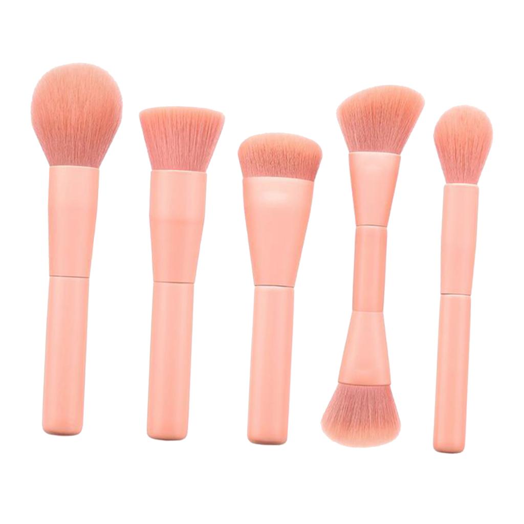 5 Pieces Professional Make up Brushes Wooden Handle Make-up Brush Tools 1