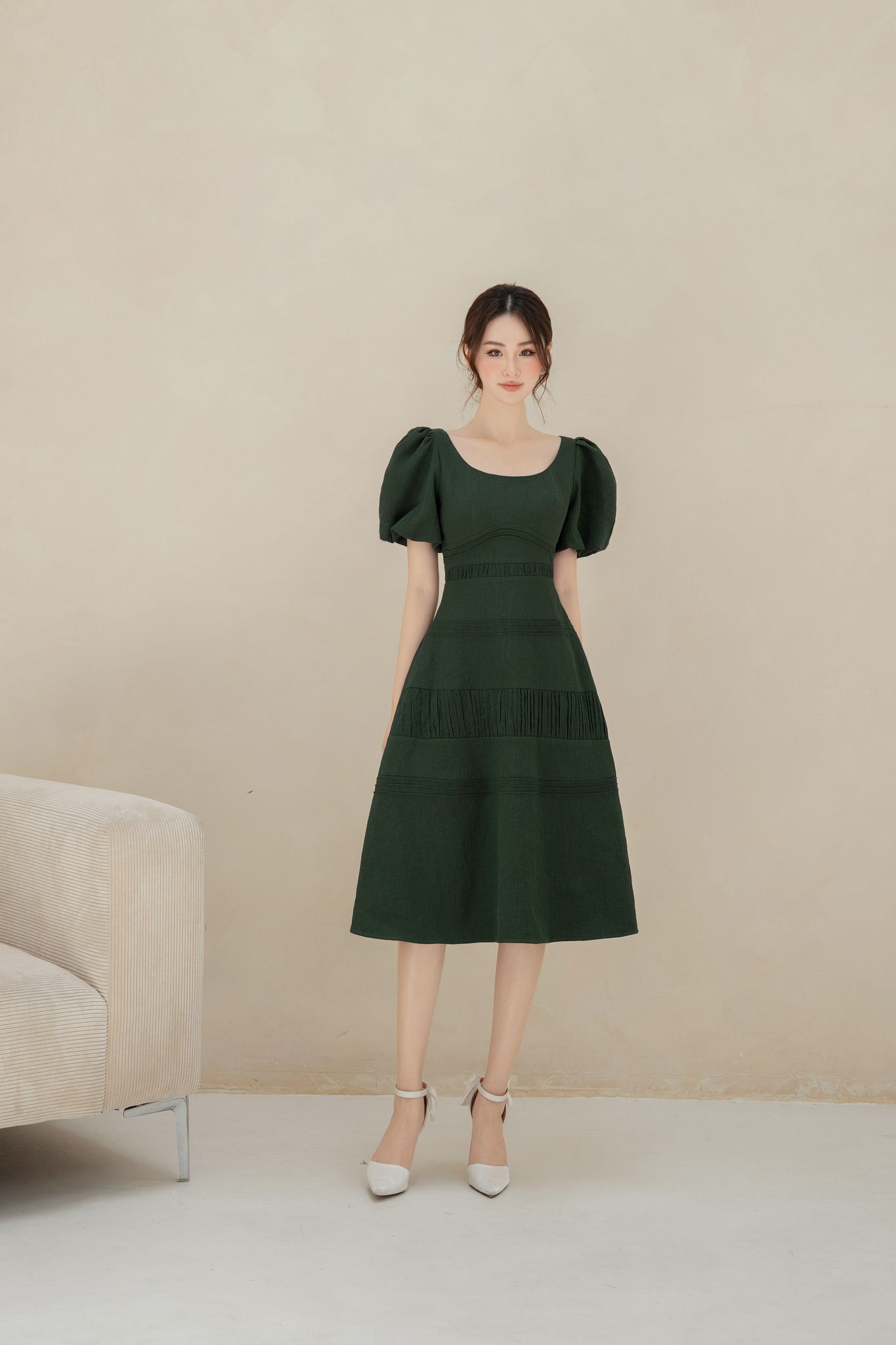 OLV - Đầm Olive Midi Dress