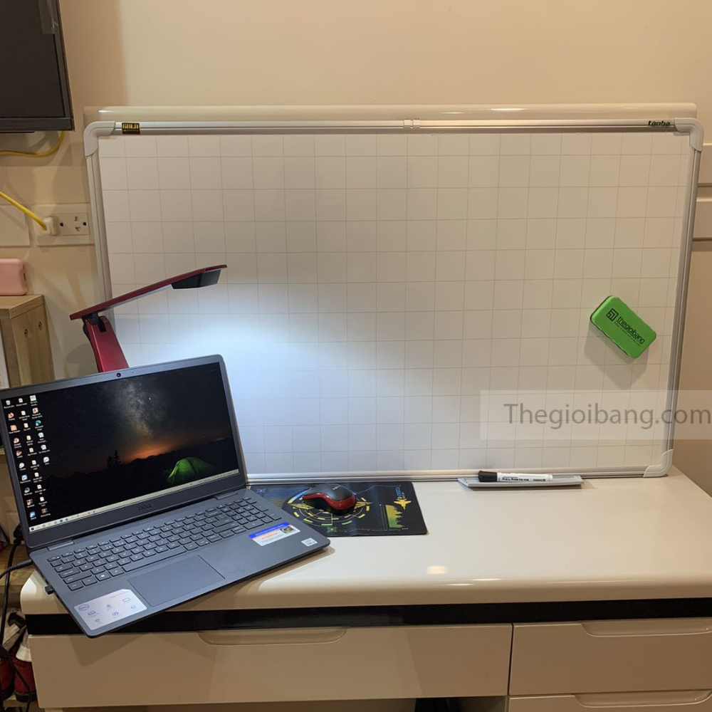 Bảng Từ Trắng Treo Tường Easyboard Hàn Quốc - Tân Hà - Kích Thước 60x80cm - Tặng Phụ Kiện