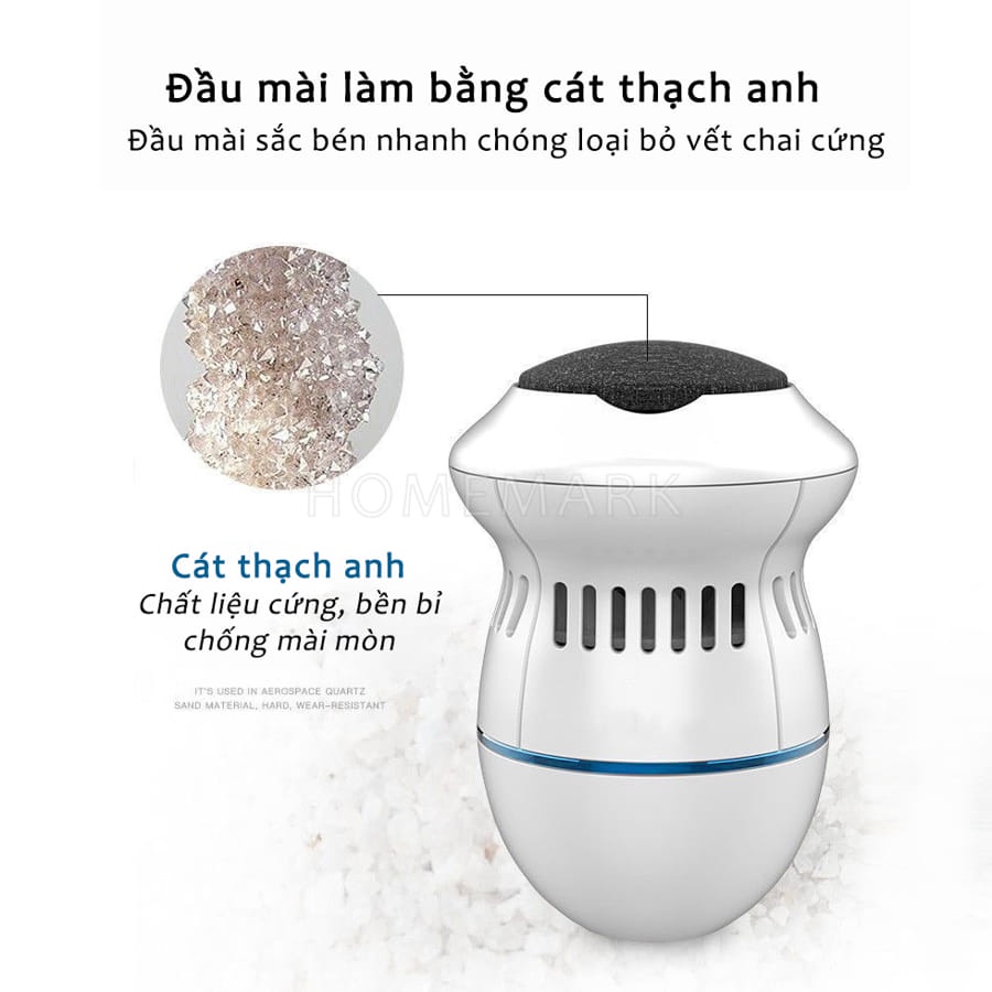 Máy Chà Gót Chân Chuyên Dụng Tẩy Da Chết, Dụng Cụ Mài Gót Chân Đẩy Lùi Chai Sạn Sạc Pin Tiện Lợi - HÀNG CHÍNH HÃNG MINIIN