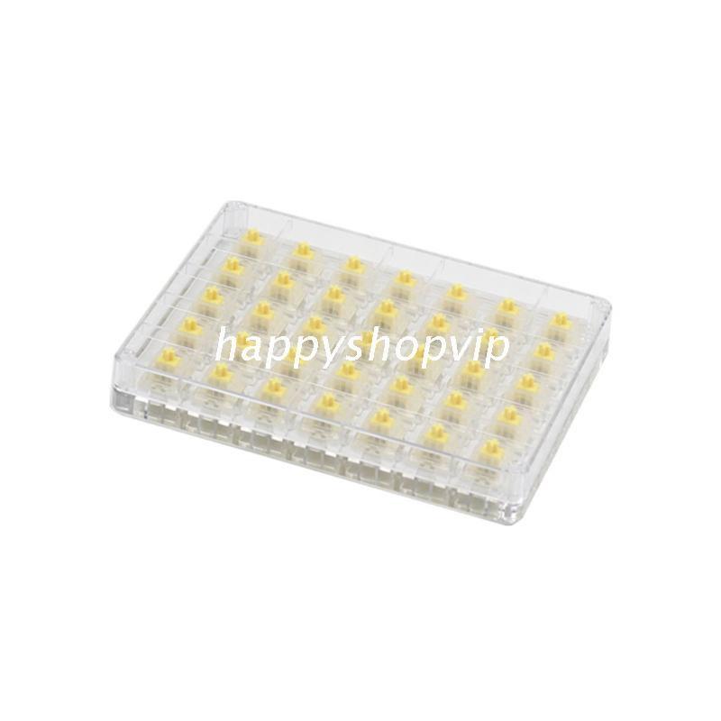 HSV 35Pcs Gateron CAP Switch Milky Gold Switchfor Mechanical Keyboard Switch