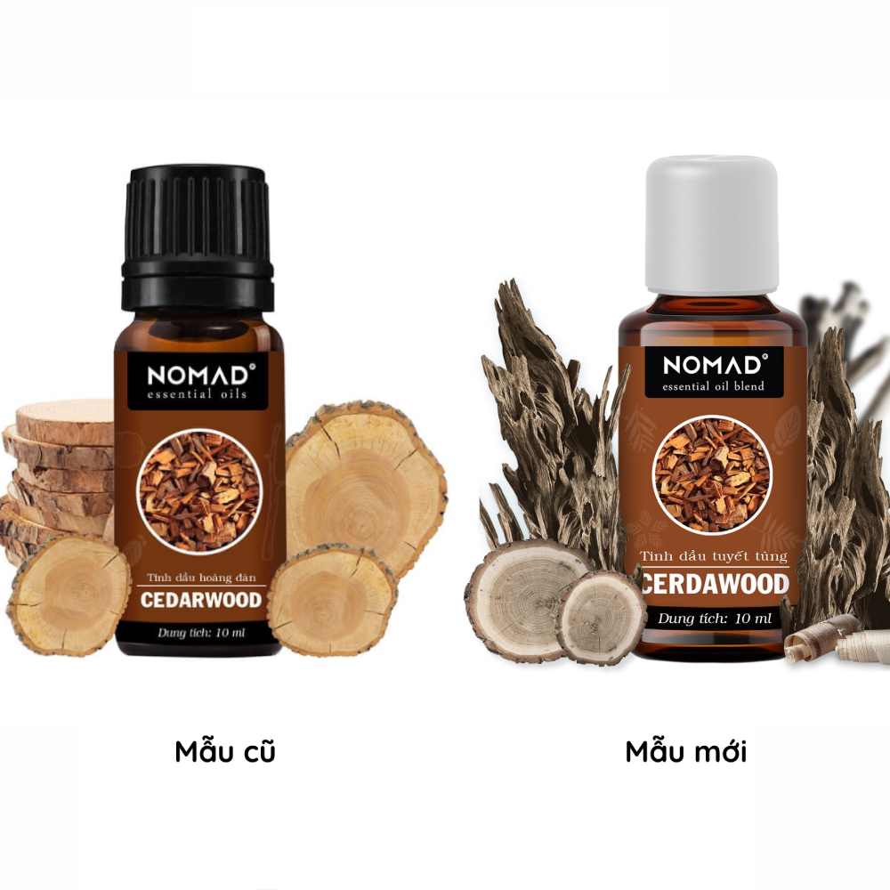 Tinh Dầu Thiên Nhiên Hoàng Đàn Nomad Essential Oils Cedarwood