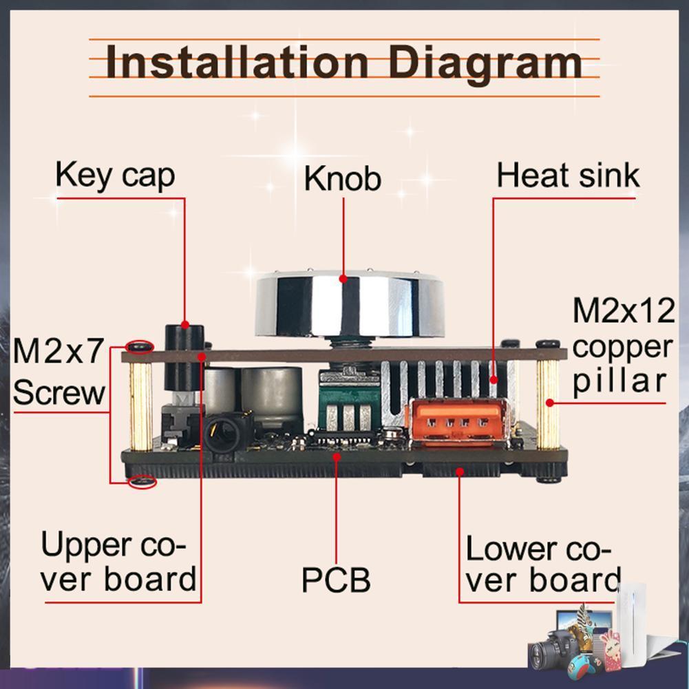 Bảng mạch khuếch đại âm thanh ZK-502M Mini Bluetooth 5.0 50WX2
