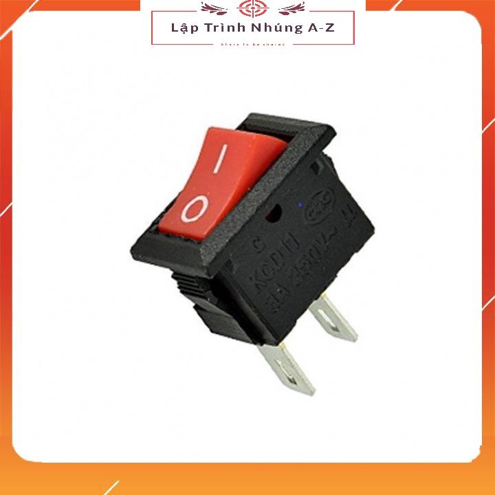 [Lập Trình Nhúng A-Z][G27] Công Tắc Bập Bênh KCD1-11 10x15mm 3A 250V 2P