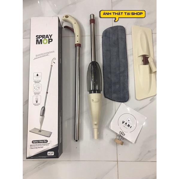 Cây chổi lau nhà phun sương thông minh tiện dụng xoay 360 độ mẫu mới 2021