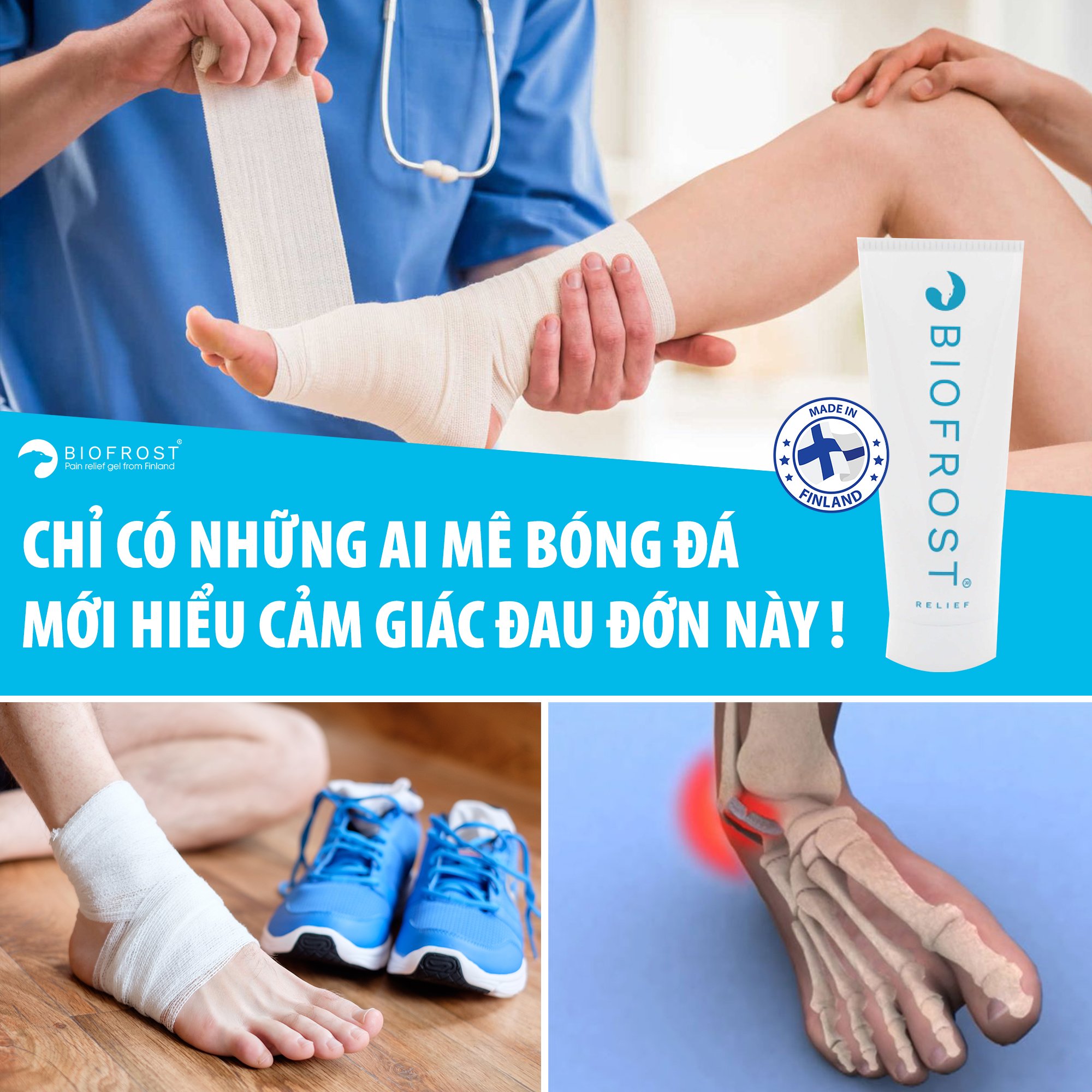 COMBO 2 GEL GIẢM ĐAU BIOFROST NHẬP KHẨU PHẦN LAN - HIỆU QUẢ VÀ AN TOÀN