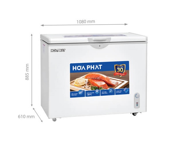 Tủ Đông Hòa Phát 252 Lít HPF AN6252 1 cửa - Hàng Chính Hãng (Chỉ Giao HCM)