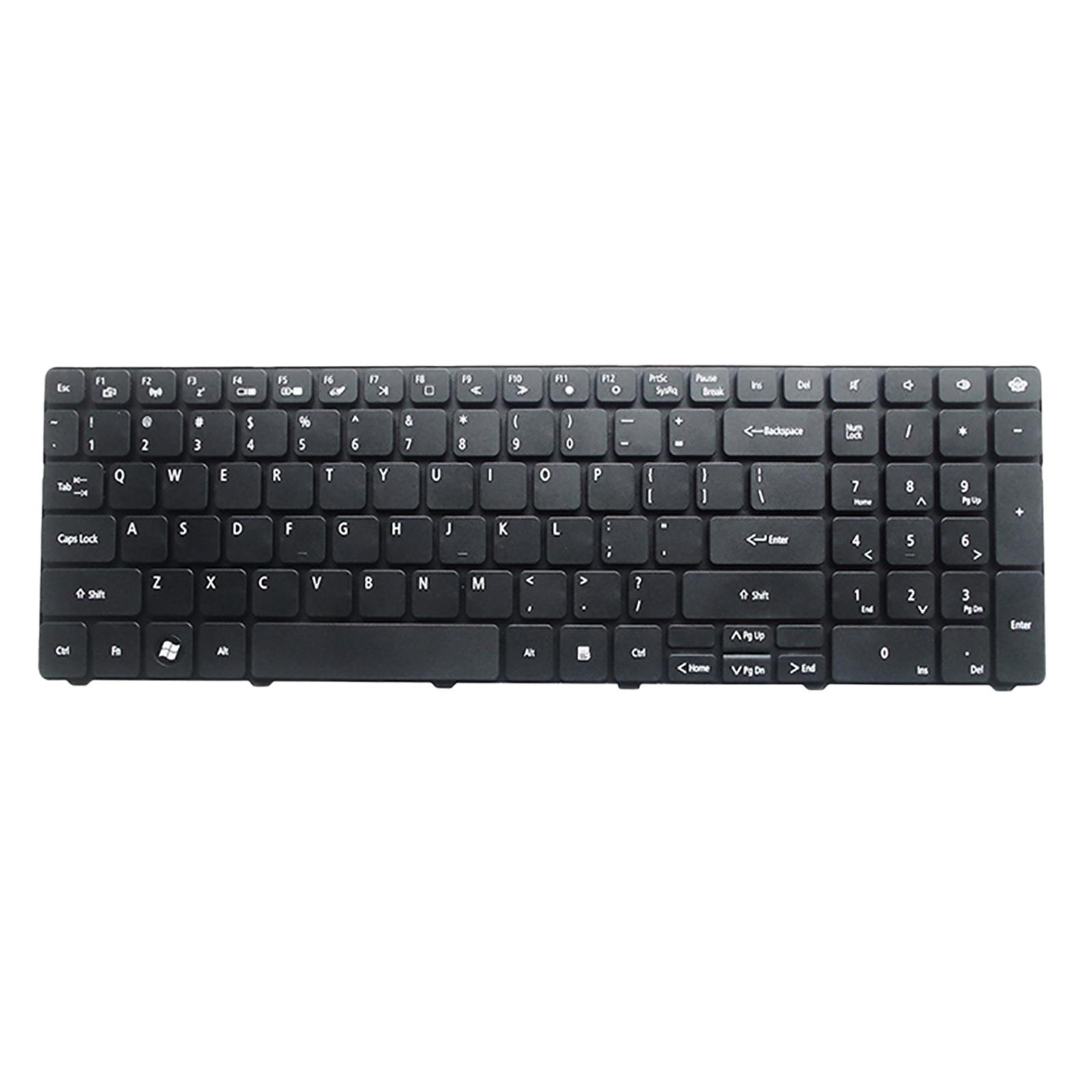 Black Laptop US Layout Keyboard for Gateway NV59A NV55C ID79C PK130QG2B00