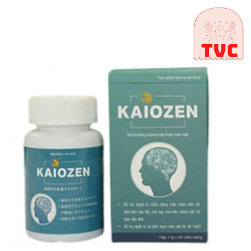 Combo 3 Hộp Viên Uống KAIOZEN Hỗ Trợ Tăng Tuần Hoàn Máu Não