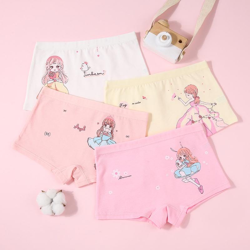 QL8 Size 120-160 Quần sịp đùi quần chíp bé gái Thời trang trẻ Em hàng quảng châu