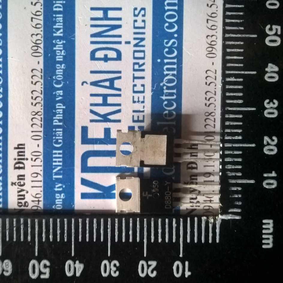 10 con 2SD880-Y D880-Y TO-220 60V 3A 40W NPN-TRANS KDE1229