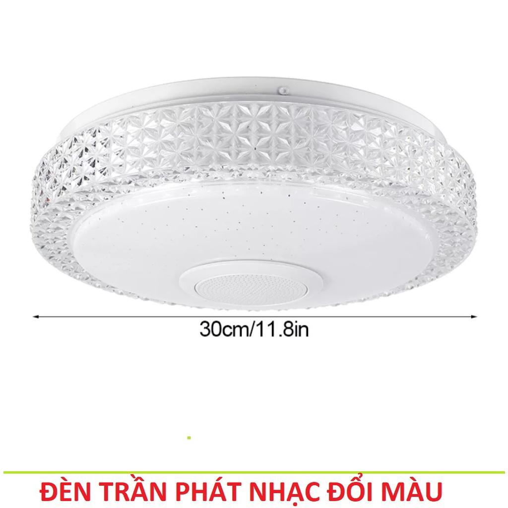 Đèn trần 3D kèm loa kết nối bluethoo phát nhạc thông minh 2in1 sang trọng