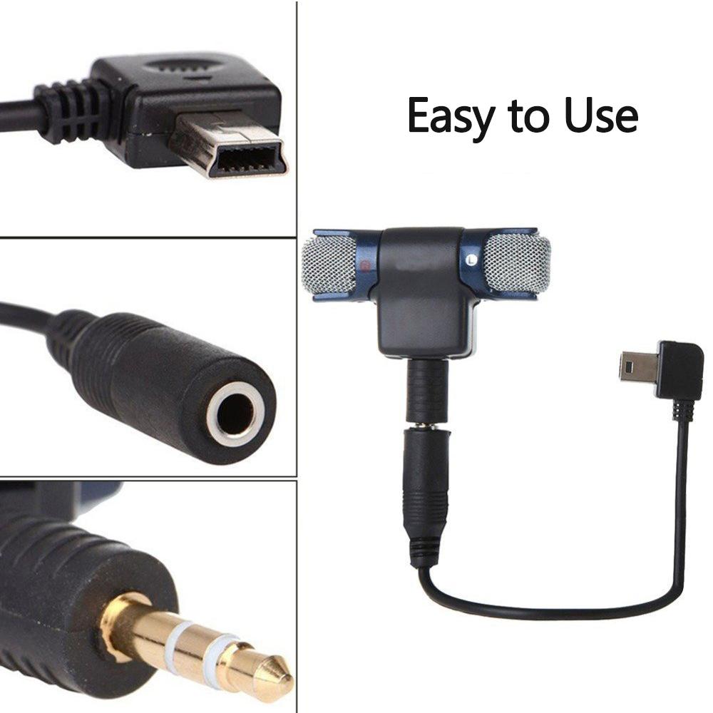 Giắc cắm micrô âm thanh nổi 3,5 mm với cáp USB Aadapter Thay thế cho điện thoại thông minh máy ảnh thể thao GoPro hero 3/3 + / 4