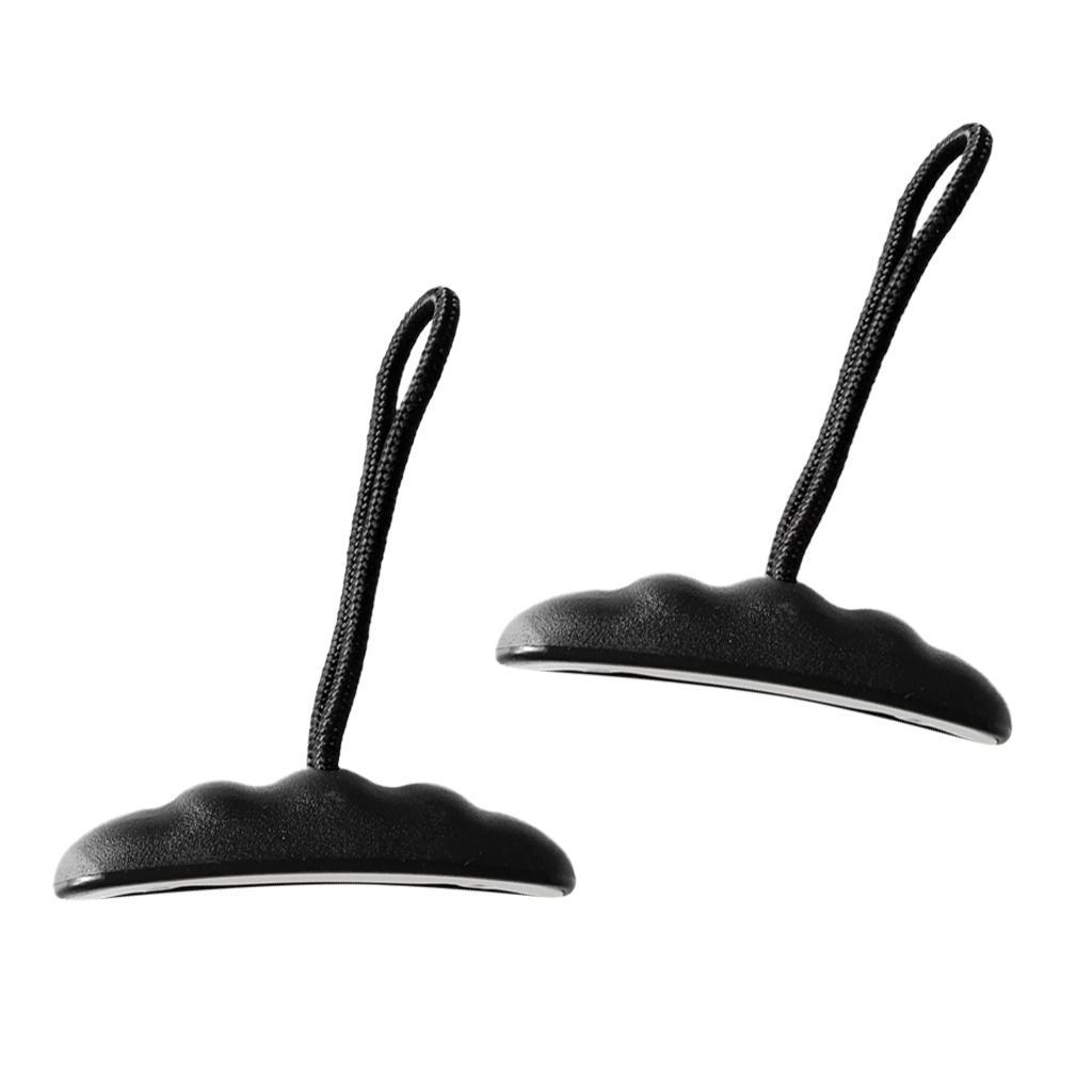 2 Pieces Nylon Universal Kayak Carry Grip Handle Pull Handle with Braided Cord Marine Boat Canoe Dinghy Replacement Accessories