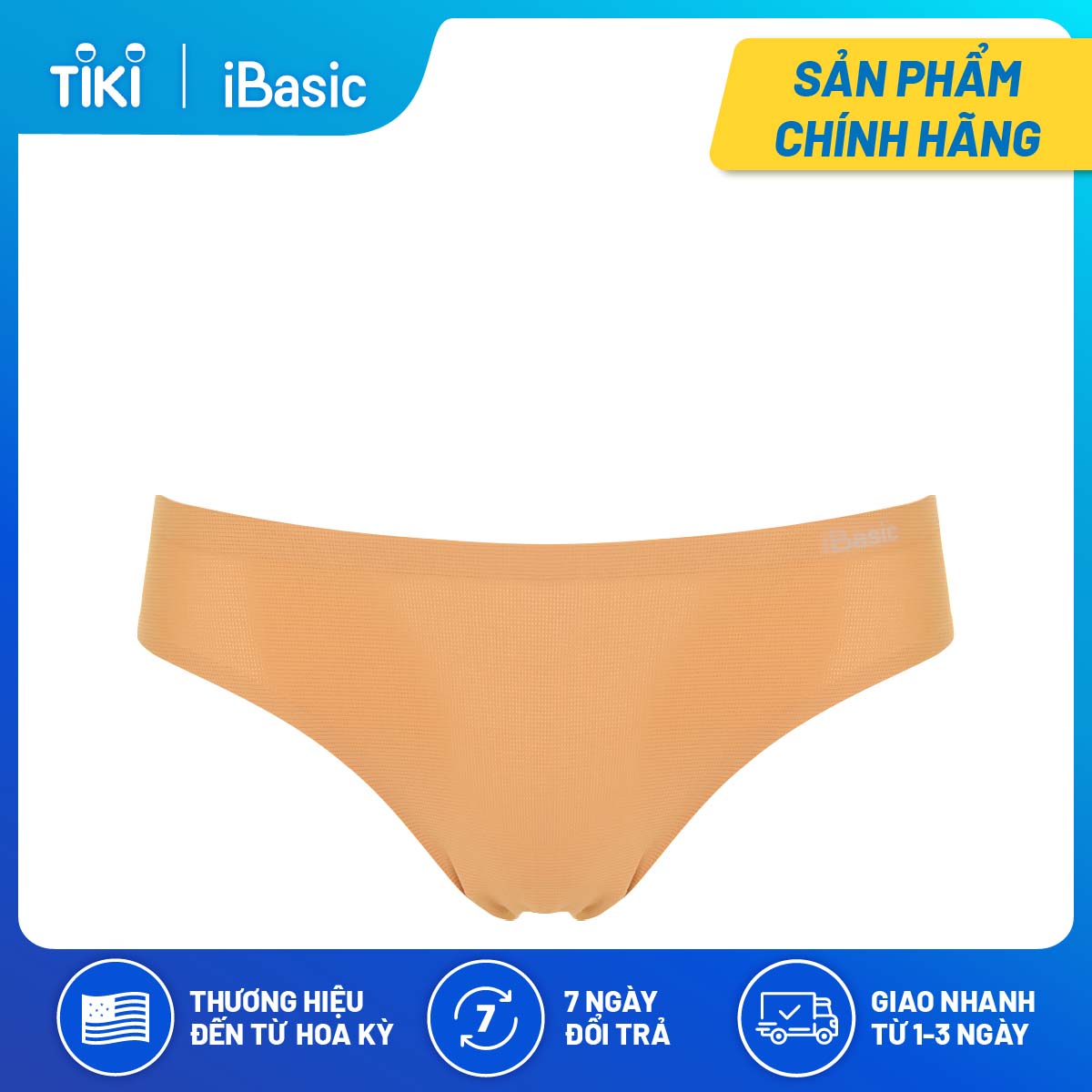 Combo 4 quần lót nữ không đường may bonding thoáng khí bikini iBasic PANW138