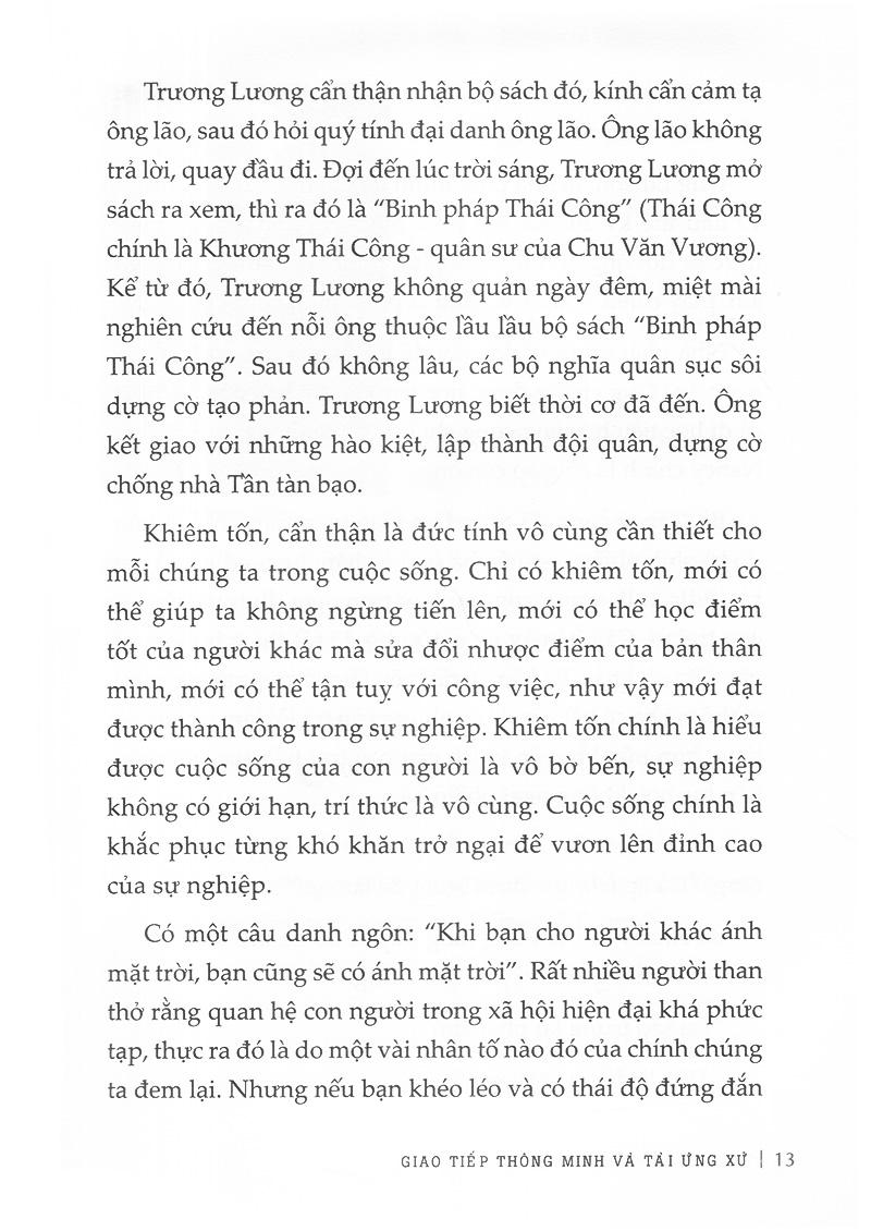 Giao Tiếp Thông Minh Và Tài Ứng Xử - Bìa Cứng