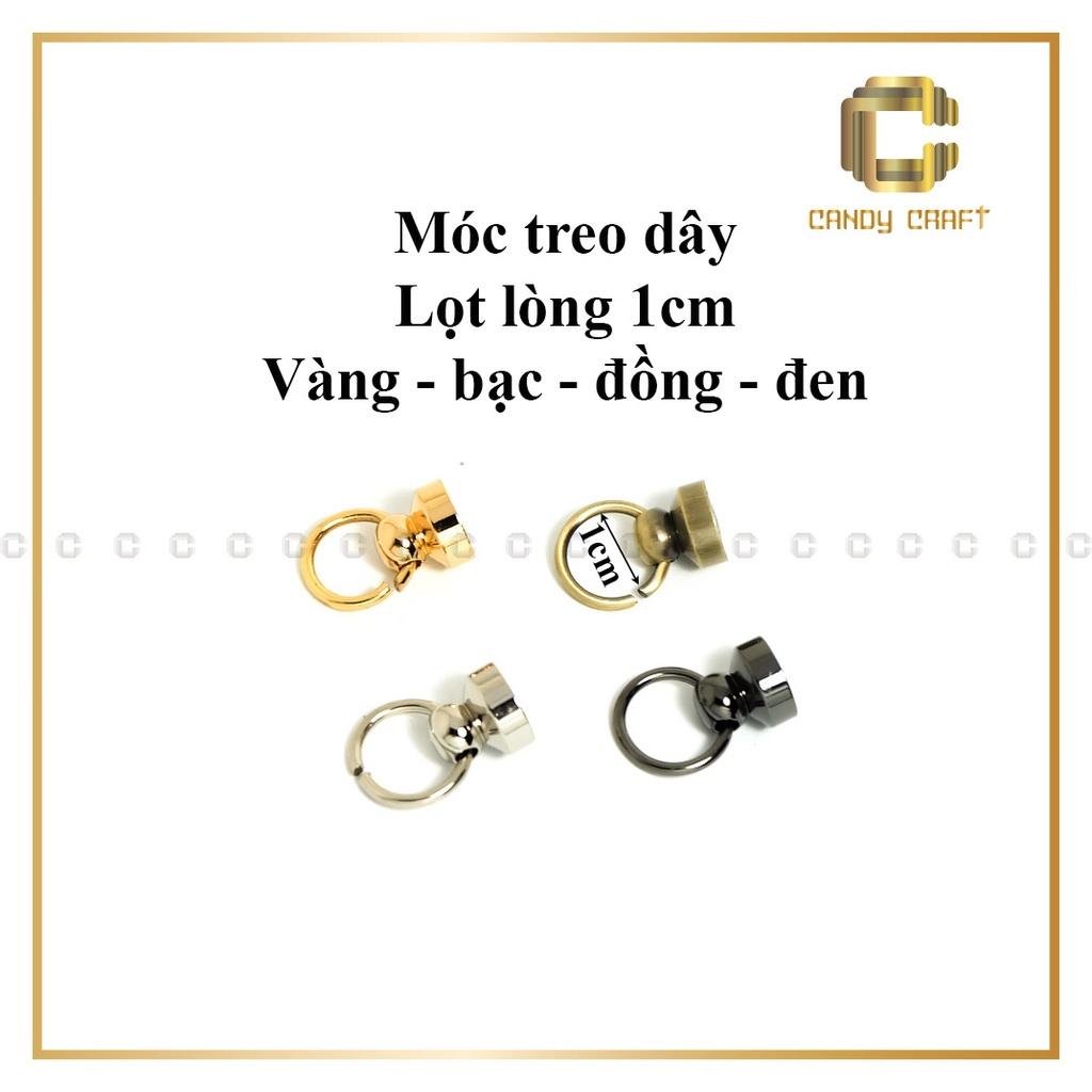 Móc treo cài túi - 1cặp đồng thau 1.1cm