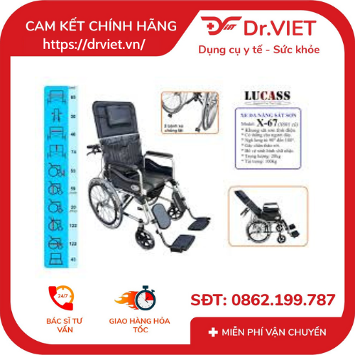 Ghế Lăn Đa Năng X-67 – Khung Sắt Sơn Tĩnh Điện, Chống Lật, 2 Bánh Linh Hoạt