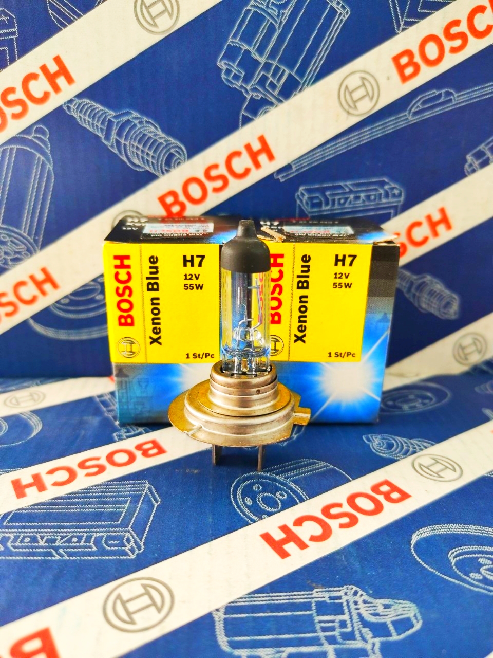 Bóng Đèn Xenon Bosch H7 12V 55W Xenon Blue (Hộp 1 Bóng)