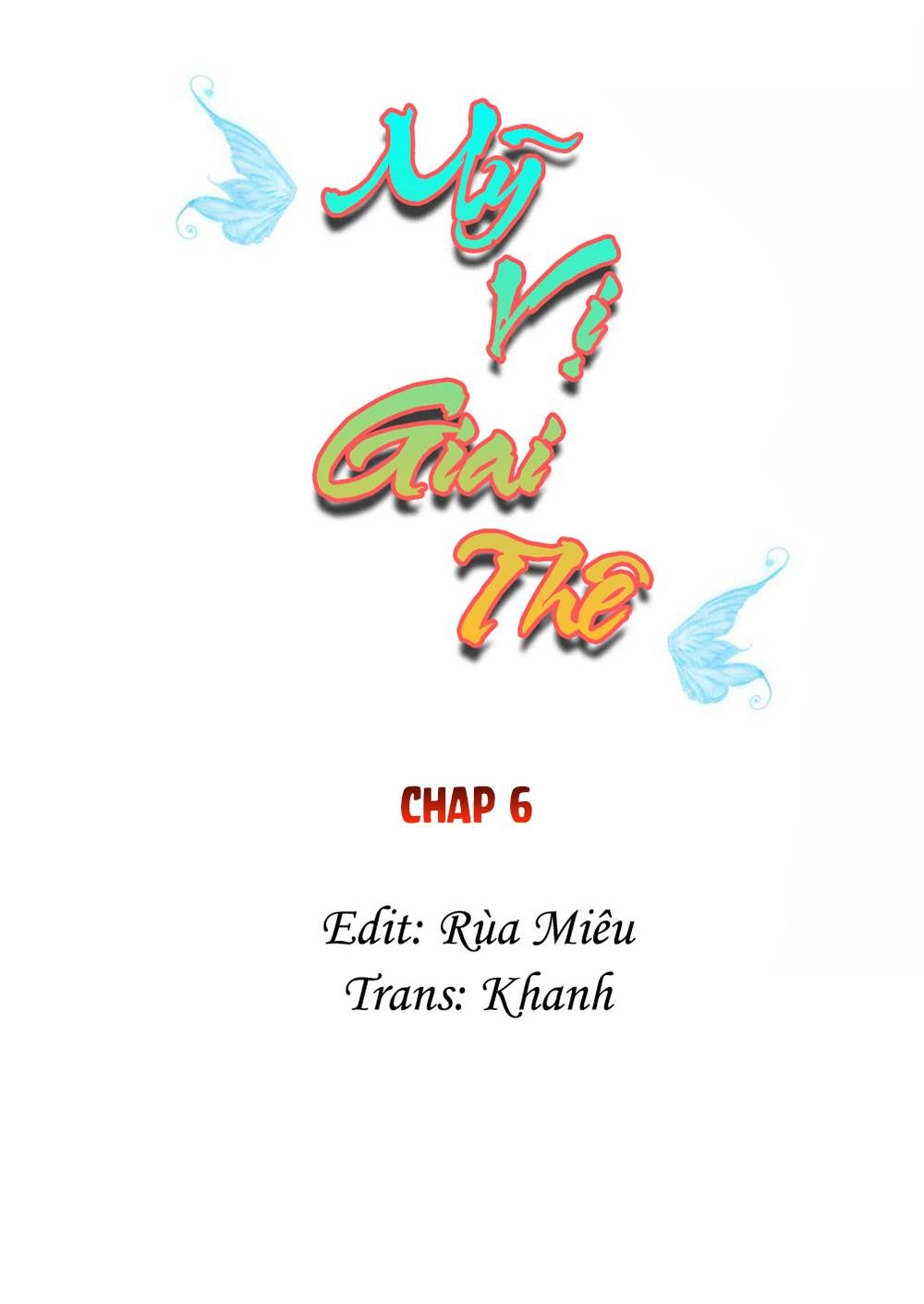 mỹ vị giai thê chapter 6 1
