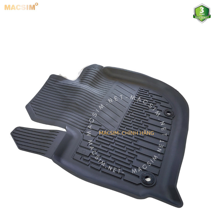 Thảm lót sàn ô tô nhựa TPE Silicon Honda City 2019+ Black Nhãn hiệu Macsim