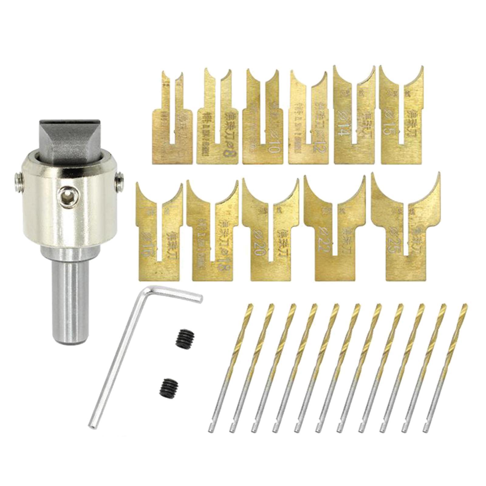 Wood Beads Maker Buddha Beads Drill Bit Milling Cutter Set