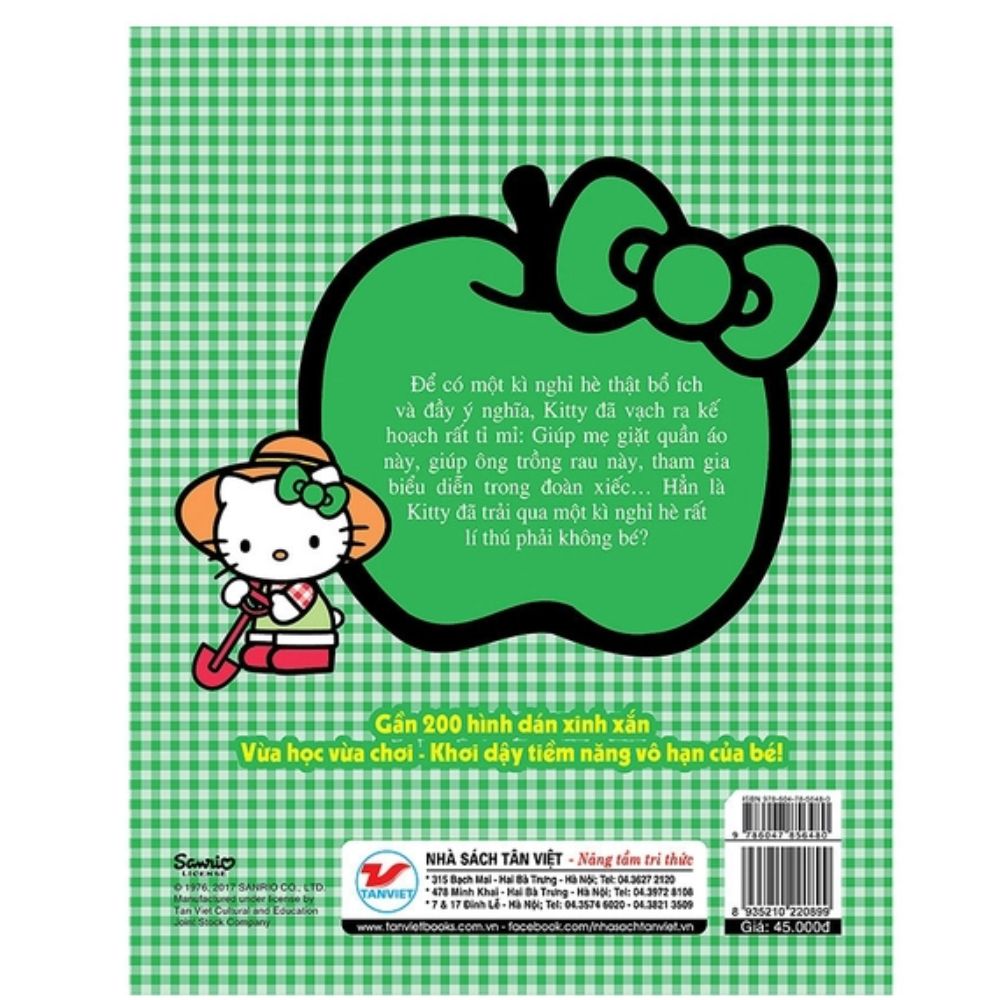 Hello Kitty - Kế Hoạch Nghỉ Hè (Dán Hình)