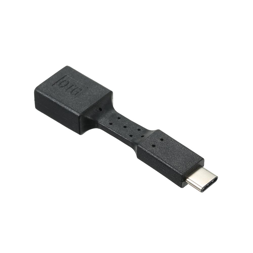 Type C to USB 2.0 Convert Connector Charging Data Sync Male to Female Adapter OTG Adapter Black
