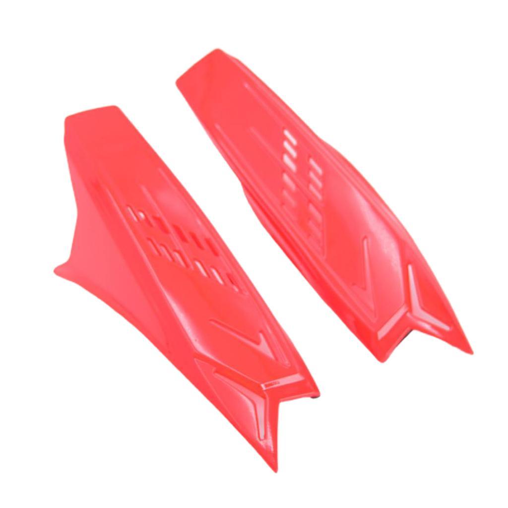 2Pcs Red Modification Accessories Protective Decor Motorcycle Horns