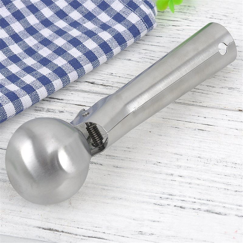 Muỗng múc kem - 1 CHIẾC - bạc inox