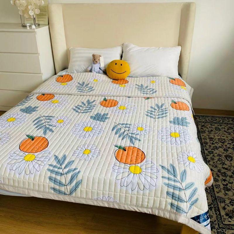 Chăn Hè Thu Có Túi Mác Góc Chất Liệu Cotton Đũi Mát Mịn Pp3051