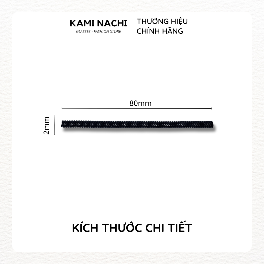 Đệm tai chống trượt cho kính hình xoắn ốc dành cho chân kính kim loại nhỏ KAMI NACHI