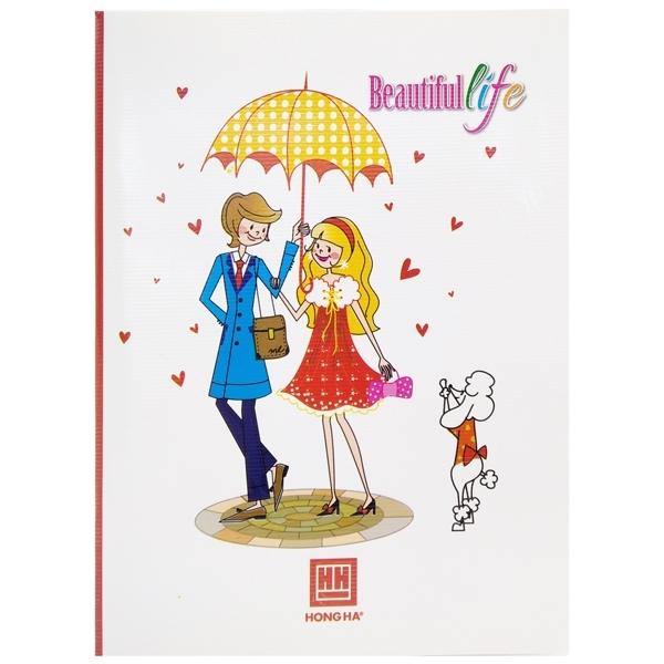 Combo 5 Vở Class Beautiful Life - 4 Ô Ly 200 Trang - Hồng Hà 0404 (Mẫu Màu Giao Ngẫu Nhiên)