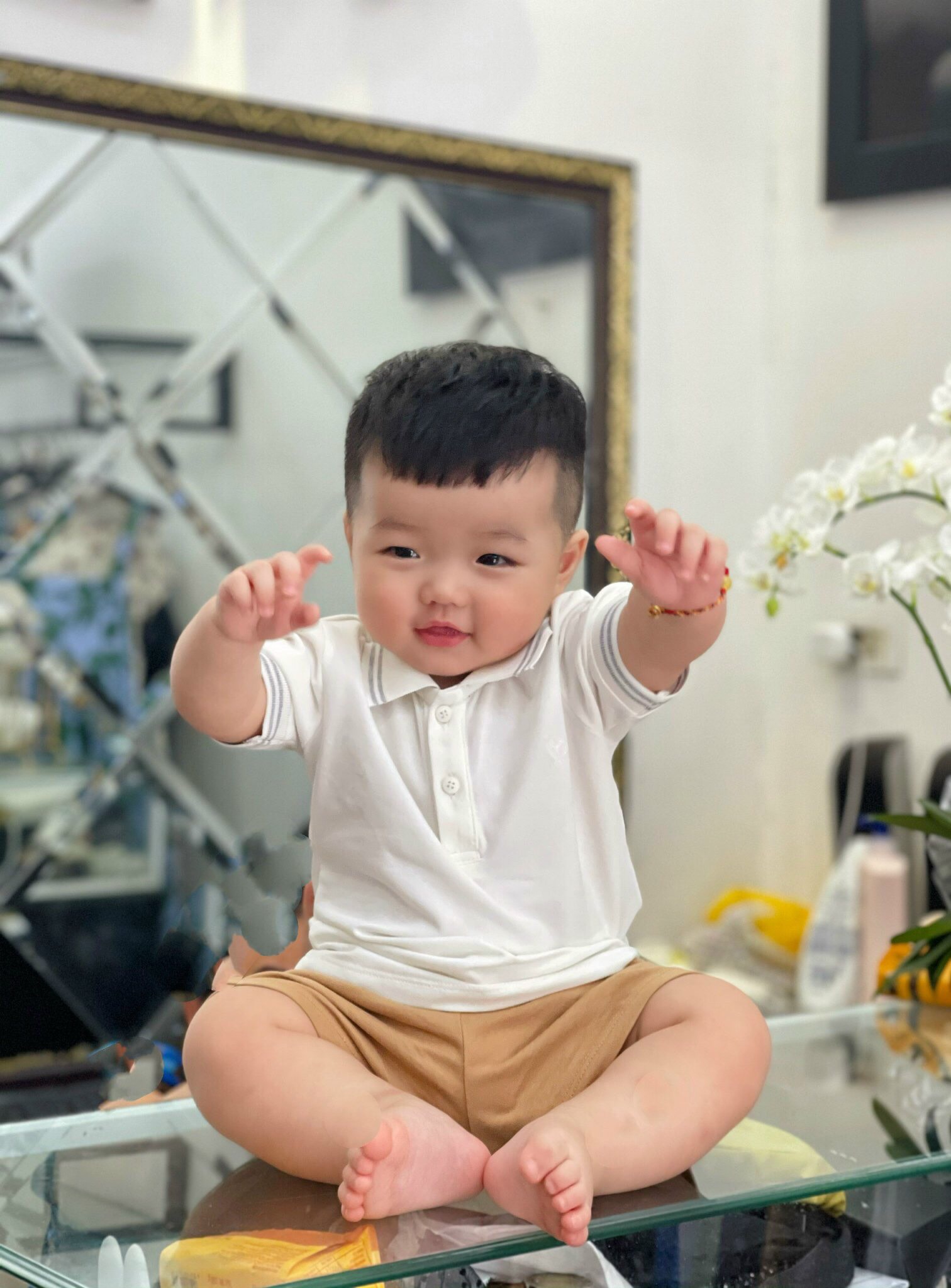 Áo polo có cổ cho bé từ 6 tháng tới 4 tuổi