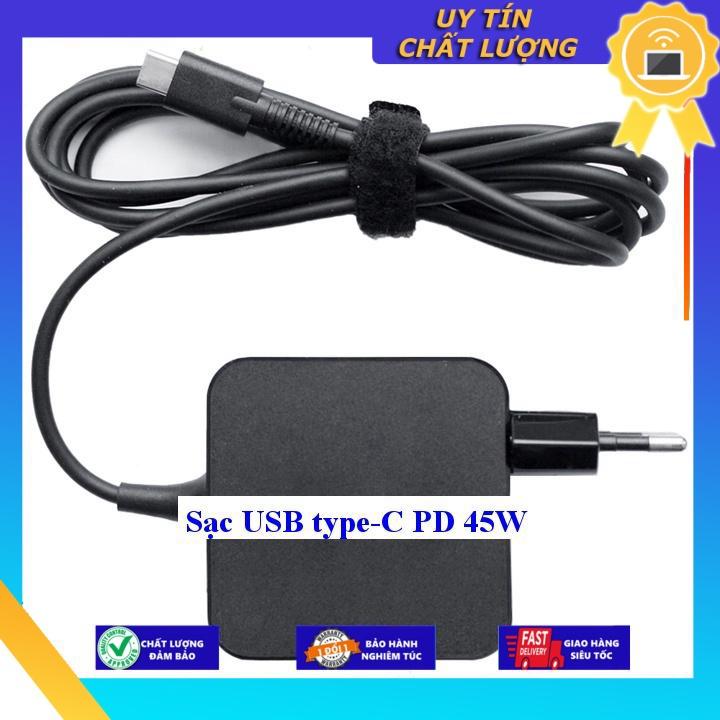 Sạc dùng cho các loại laptop dùng chân sạc USB type-C PD 45W - Hàng Nhập Khẩu New Seal