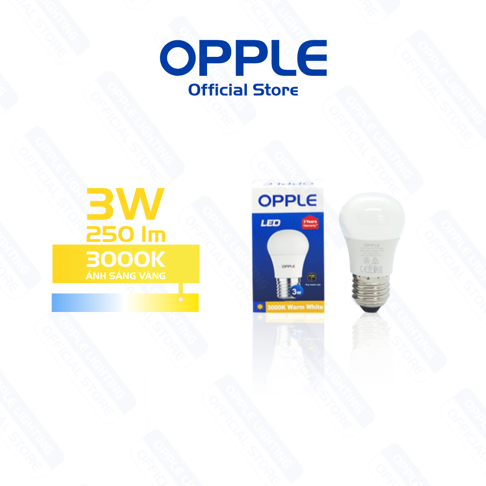 Bóng đèn OPPLE LED Bulb Ecomax E27 - Tiết kiệm điện, tuổi thọ cao lên đến 20.000 giờ