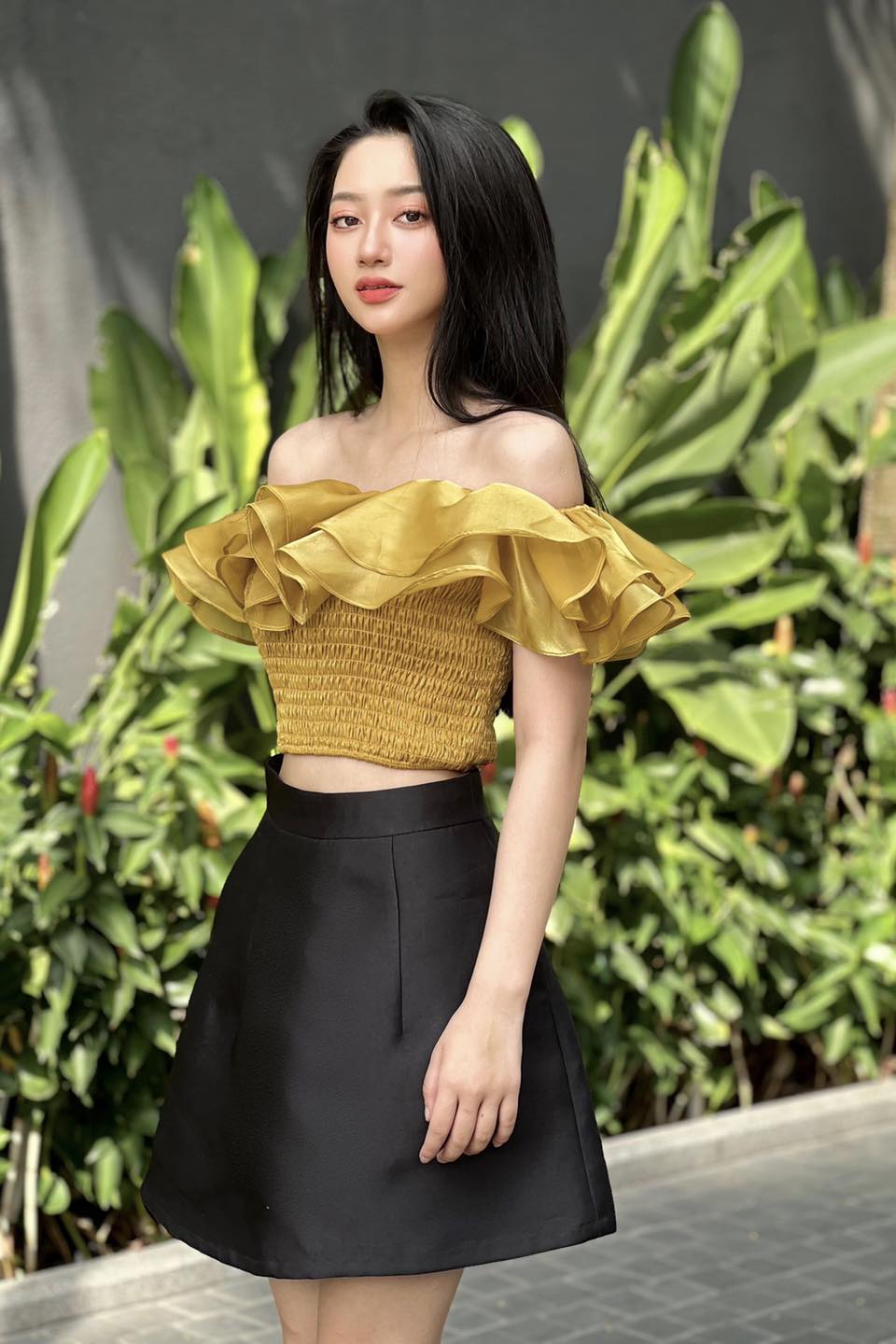 OLV - Áo Kattie Top in Yellow