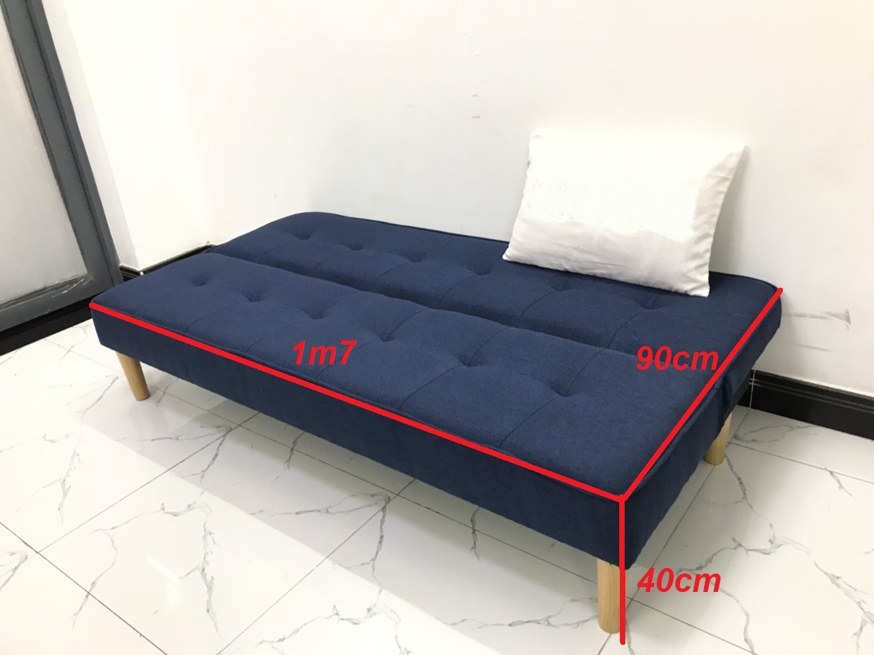 Bộ ghế sofa giường 1m7x90, sofa phòng khách Sivali, salon, sopha, sa lông, sô pha Sivali SFB05-