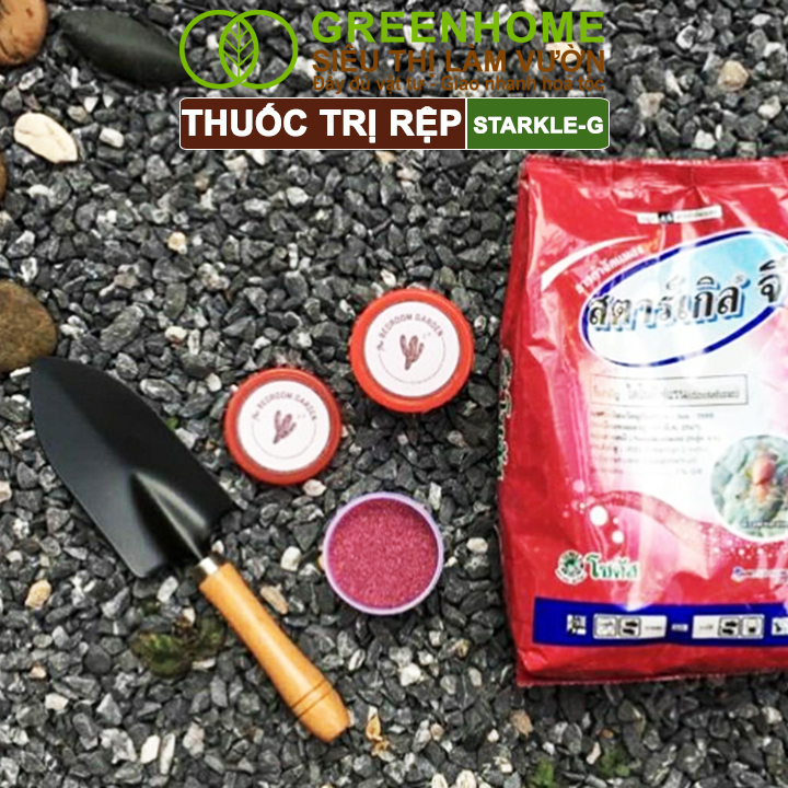 Thuốc Tím Trị Rệp Greenhome, Starkle-G, Bao 50gr, Lưu Dẫn, An Toàn, Hiệu Quả, Dùng Cho Sen Đá, Xương Rồng, Hoa hồng