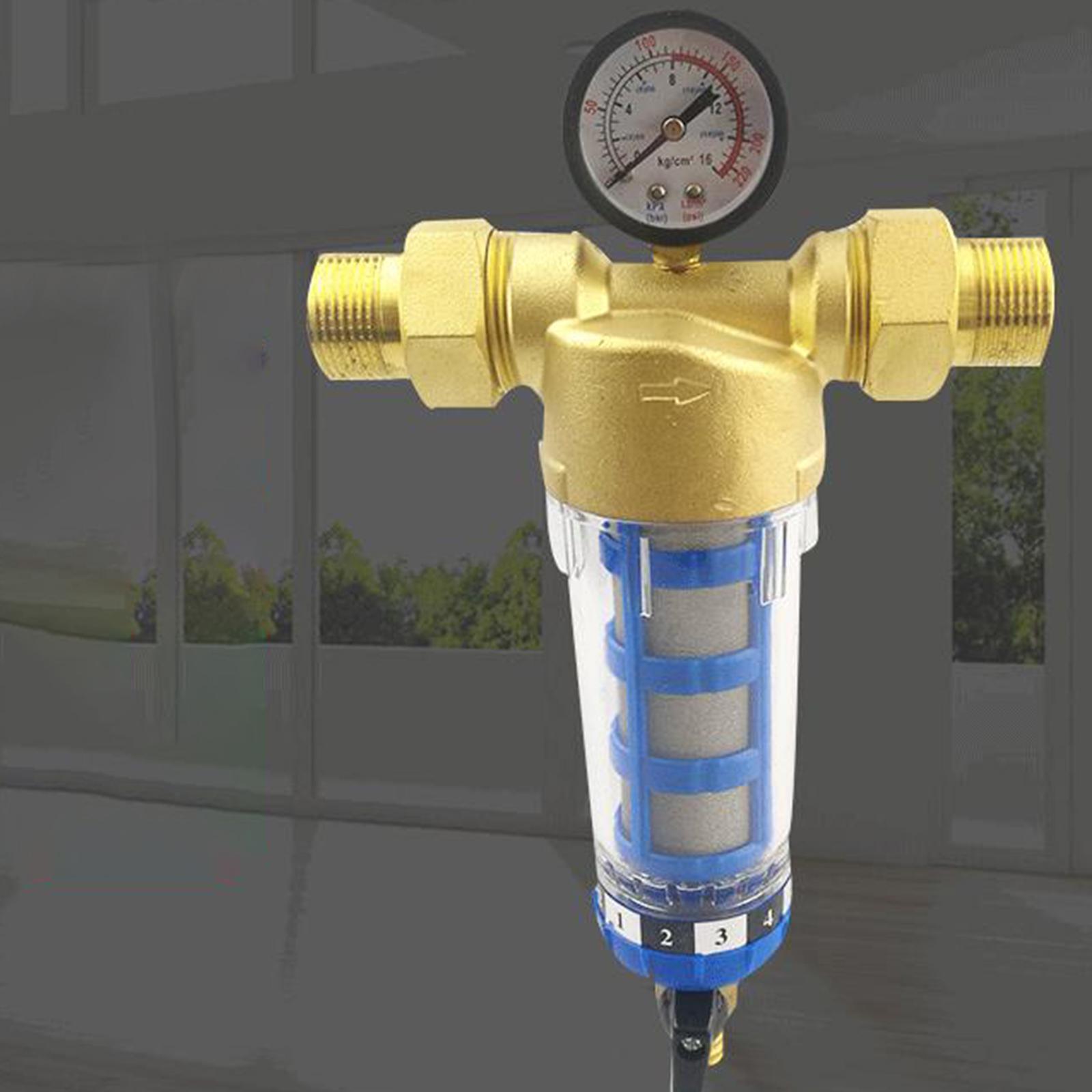 Household Mesh Down Water Filter System Sediment Water Filter 1/2inch