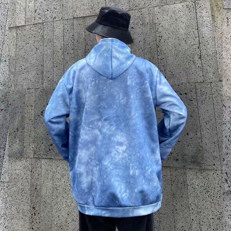 Áo Khoác Tay Dài Có Nón In Chữ Cá Tính Cho Nam Size M-5Xl