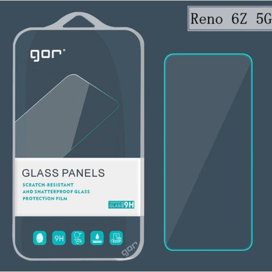 Bộ 2 Kính Cường Lực Gor Cho OPPO Reno 6Z 5G Trong Suốt Vuốt Mượt Hàng nhập khẩu