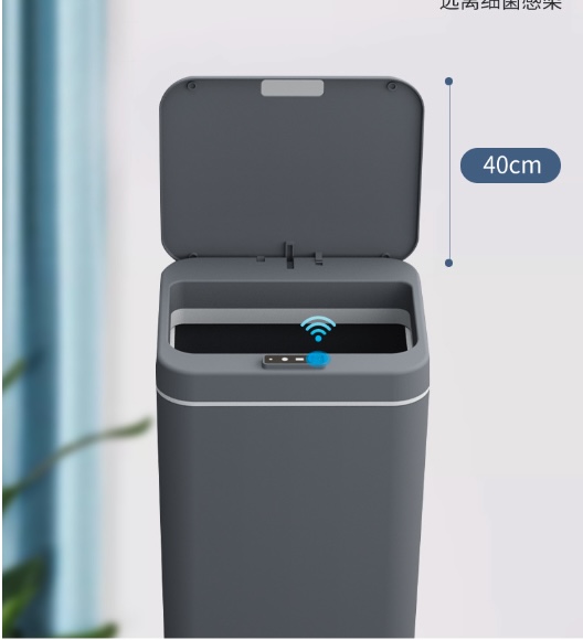 Thùng Rác Khử trùng tia UV Cảm Ứng Tự Động 16L Versatile Design