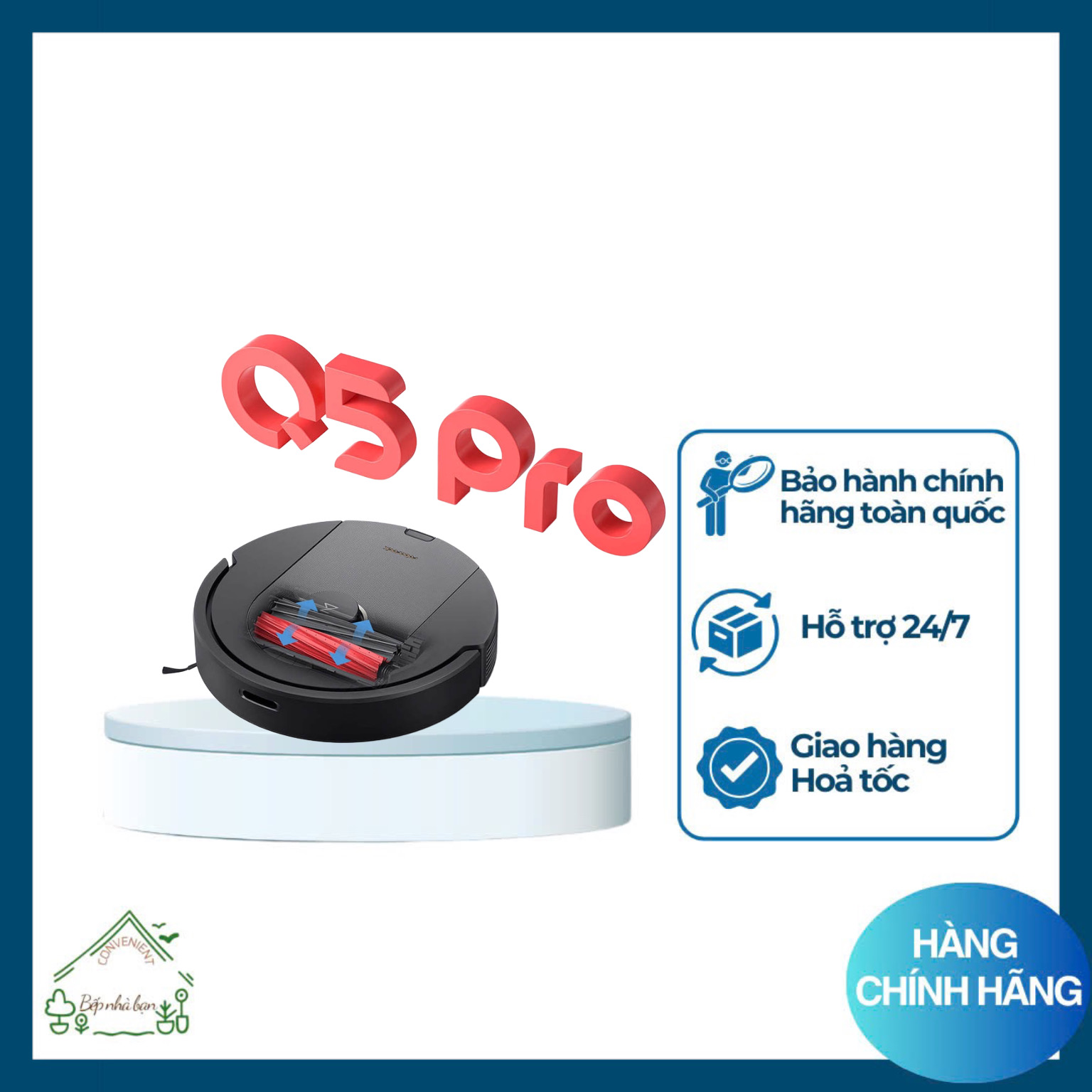 Robot hút bụi lau nhà Roborock Q5 Pro – Hàng Chính Hãng